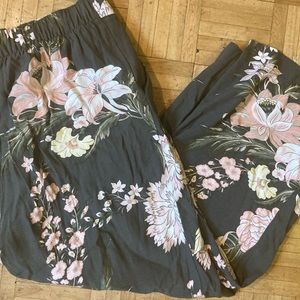 LOFT light summer floral pants